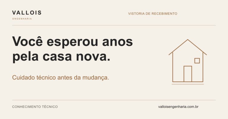 Vistoria de recebimento de imóvel: cuidado antes da mudança