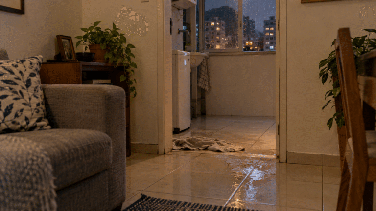 “Meu apartamento está alagando.” Quem ajuda quando o inquilino liga?